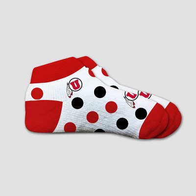 NCAA Utah Utes Polka Dot Infant Socks 2T-4T