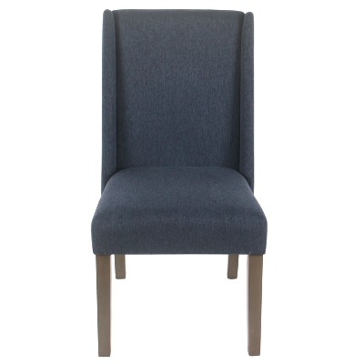 Set of 2 Dinah Modern Dining Chairs Navy - HomePop