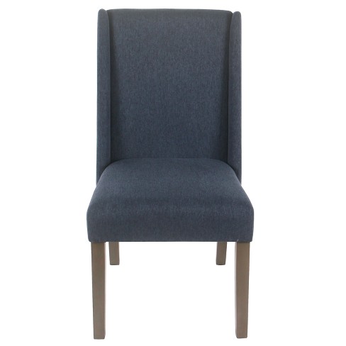 Modern navy best sale dining chairs