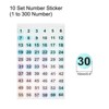Unique Bargains Office Home Warehouse Self-Adhesive 1-300 Round Number Labels - 2 of 4