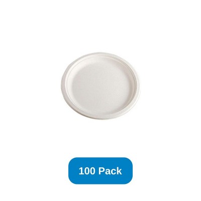 Responsible Products 7" Classic Round Plate Sugarcane & Bamboo - Pack of 100