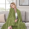 Inhand Flannel Throw Blanket, 50”x60” Super Soft Fuzzy Blanket for Couch Sofa Bed Office, Cozy Plush Lightweight Blanket Throw Size - 2 of 4