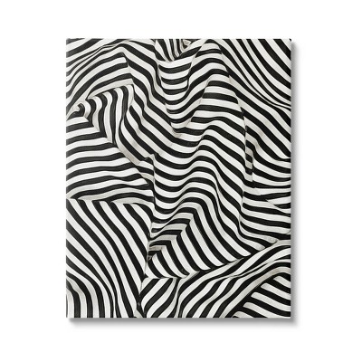 Stupell Industries Folded Striped Drapery Pattern Canvas Wall Art, 30 X ...