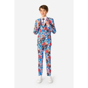 OppoSuits Licensed Teen Boys Suits - Official All Over Printed Suits - 1 of 4