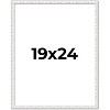 PosterPalooza | Textured White Picture Frame - UV Acrylic, Foam Board Backing, Hanging Hardware - 2 of 4