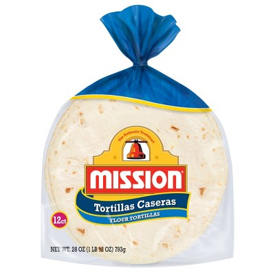 Mission Tortillas Caseras Flour Tortillas - 28oz/12ct