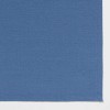 104" x 60" Cotton Tablecloth Blue - Threshold™: Traditional Solid Rectangle, Machine Washable, Autumn Decor - 3 of 3