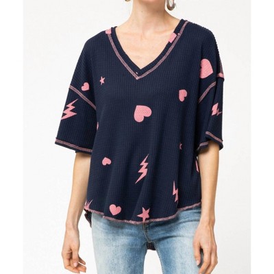 Women's Waffle Knit Top - entro