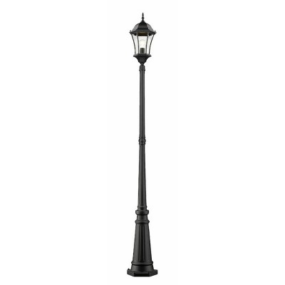 Outside Electric Lamp Posts Target, Outdoor Pole Lamp Replacement Shades