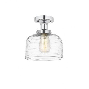 Bell - 1 Light Semi-Flush Mount In Industrial Style-8.25 Inches Tall and 6.5 Inches Wide - 1 of 1