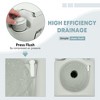 Sandinrayli 5.3 Gallon Porta Potty Travel Portable Camping Toilet for RV, Boating, Road Trips, Caravan, Campsite, Hospital(20L Gray) - 3 of 4
