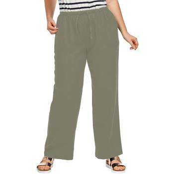 Ellos Comfortable Women's Plus Size Modern Stretch Chino Pants
