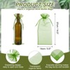 Unique Bargains Organza Drawstring Wine Bottle Wrapping Gift Bags 14.5" x 5.5" 20 Pcs - 2 of 4
