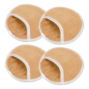 Unique Bargains Cleansing Daily Face Wash Sponges Exfoliating Fingers Glove 4 Pcs - 1 of 4