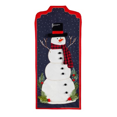 Evergreen Winter Snowman Everlasting Impressions Textile Décor