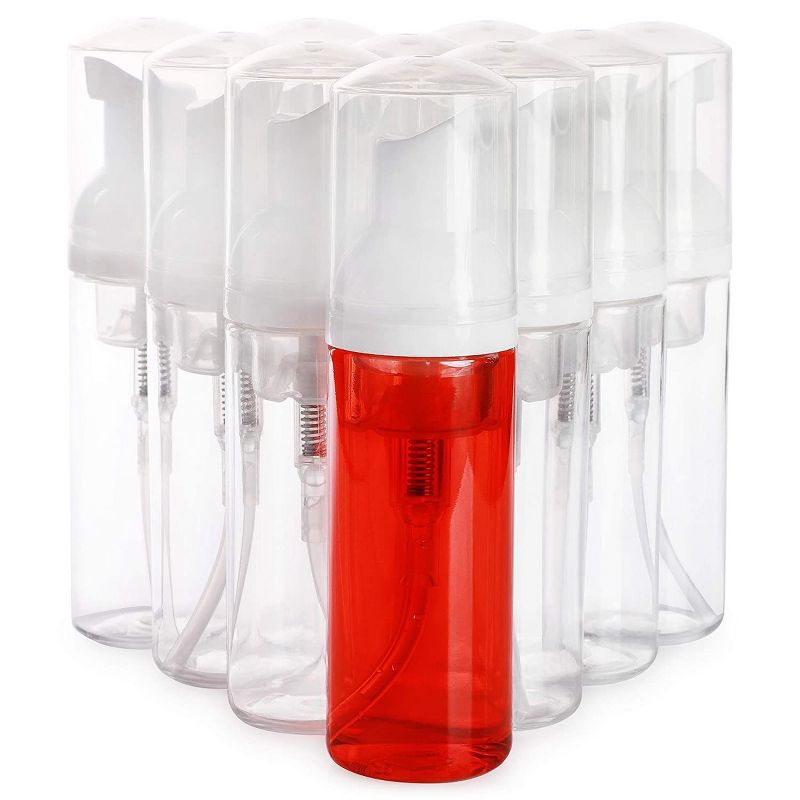 Bright Creations 24 Pack Clear Plastic Foam Soap Dispenser Bottle (50 ml), 2 of 9