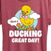 Women's - Instant Message - Ducking Great Day Short Sleeve Graphic T-Shirt - 2 of 4