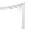 Royal Hampton Dresser Mirror, Curved Crown Molded Details, White Solid Wood - 3 of 4
