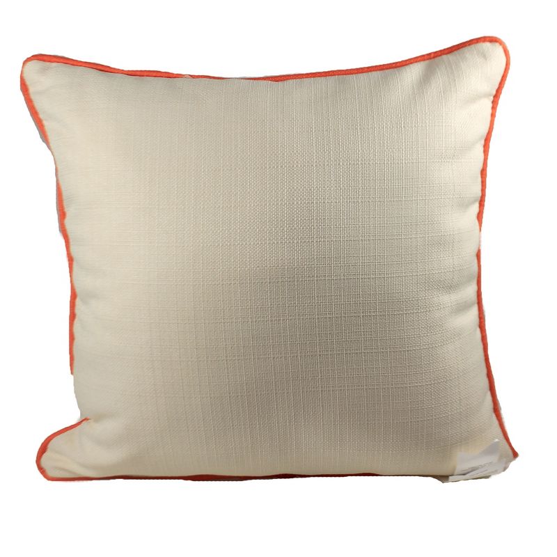 Fall 17.0 Inch Hand-Painted Pumpkin Pattern Pillow Indoor Throw Pillows, 3 of 4