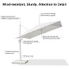 PURPLE LEAF Patio Umbrella White Cantilever Offset Umbrella Square Outdoor Umbrella with 360-degree Rotation for Garden Deck Pool - 3 of 4