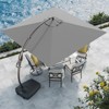 GRANDPATIO 9'10" Square Cantilever Sunbrella Umbrella - 4 of 4