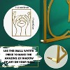Attop 4 Pack Gold Wall Art Décor, Minimalist Single Line Real Metal Wall Art Body Shape Abstract Wall Art Gold 17 x 11.8'' - 4 of 4
