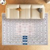 Area Rug for Living Room, Washable Vintage Printed Soft Rugs, Non Slip Low Pile Carpet for Bedroom, Dining Room, Living Room - 3 of 4