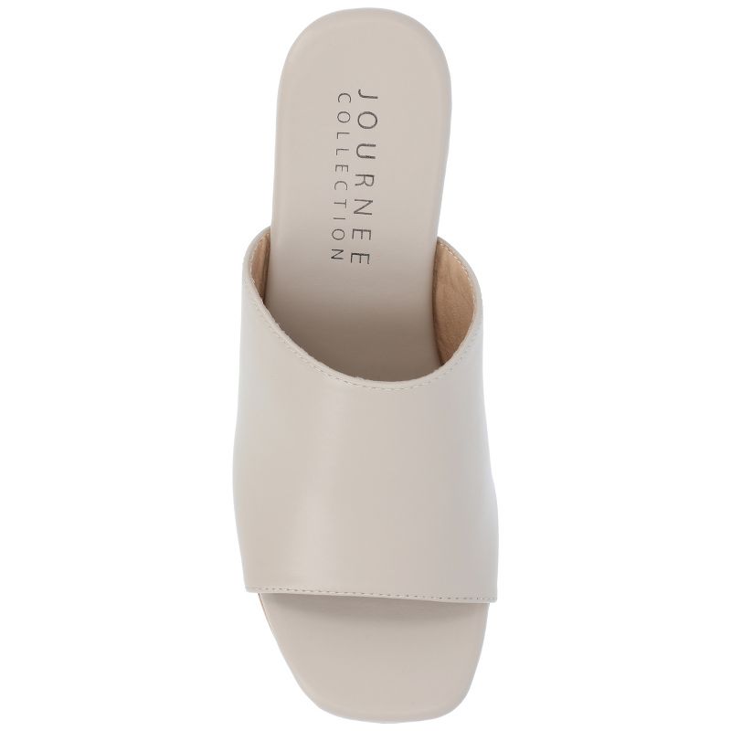 Journee Collection Womens Astter Tru Comfort Foam Slip On Platform Open Toe Sandals, 4 of 10