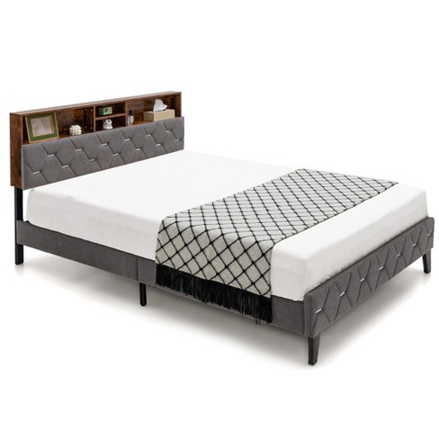 Queen size shop bed frame target