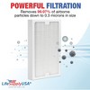 LifeSupplyUSA Air Purifier Filters Compatible with Hunter 30966 30747 30748 30750 30856 37748 37750 - 3 of 4