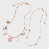 Girls' 2pk Charm Necklace Set - art class™ - 2 of 3