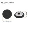 Unique Bargains Suit Dress Blouse Aluminum Fabric Cloth Covered Sewing Buttons 30 Pcs - 2 of 4