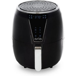 Aria 5 Qt. Air Fryer 2 Tier Rack with 8-in-1 Cooking Presets Great for Kitchens, Offices, Dorms & More - 1 of 4