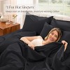 260 Thread Count Organic Cotton Percale Bed Sheet Set by Bare Home - 3 of 4