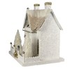 Cody Foster 11.0 Inch Winter White Cottage Putz House Light Up Retro Village Buildings - 3 of 4