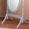 Runesay Traditional Wood Floor Cheval Mirror - 3 of 4