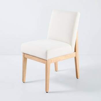 Upholstered Natural Wood Slipper Dining Chair - Hearth & Hand™ with Magnolia