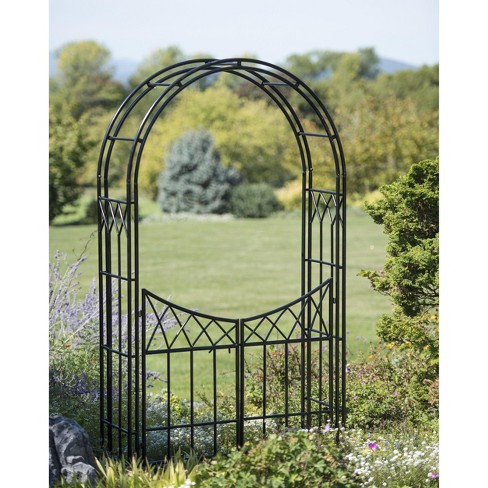 Es Arch With Gate Wujiang Kailian, Metal Windsor Garden Arch With Gate