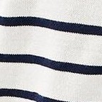 ivory navy stripe