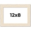PosterPalooza | 12x8 Wide Barnwood Picture Frame, UV Acrylic, 6 Finishes - Grey, Brown, White, and Black - 2 of 4
