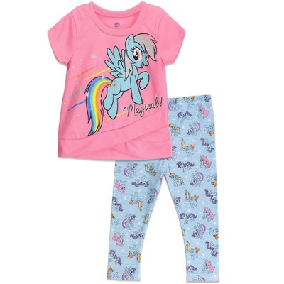 My Little Pony Girls Fuchsia Two-Piece Legging Set Size 2T 3T 4T 4 5 6 6X 