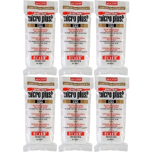 Wooster 6.5" Jumbo-Koter Micro Plush 5/16" Nap 6 Sets Of 2-Pack Roller Cover # RR314-6.5-6PK - 1 of 3