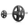 Philosophy Gym Set of 2 Rubber Coated 2-inch Olympic Grip Weight Plates for Weightlifting - 4 of 4