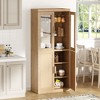 PexFix Wood Kitchen Storage Pantry Cabinet with Adjustable Shelves - 2 of 4