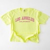 Simply Sage Market Embroidered Los Angeles CA Garment Dyed Tee - 3 of 4