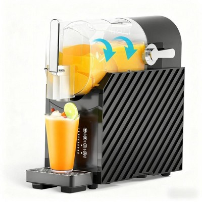 Kismile Slushie Machine No Ice Needed, Slushy Machine for Home, Frozen Drink Maker with 3 Preset Programs, Low Noise, Auto Clean