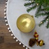 Northlight 8" Shatterproof Shiny Christmas Ball Ornament - Gold - 2 of 3