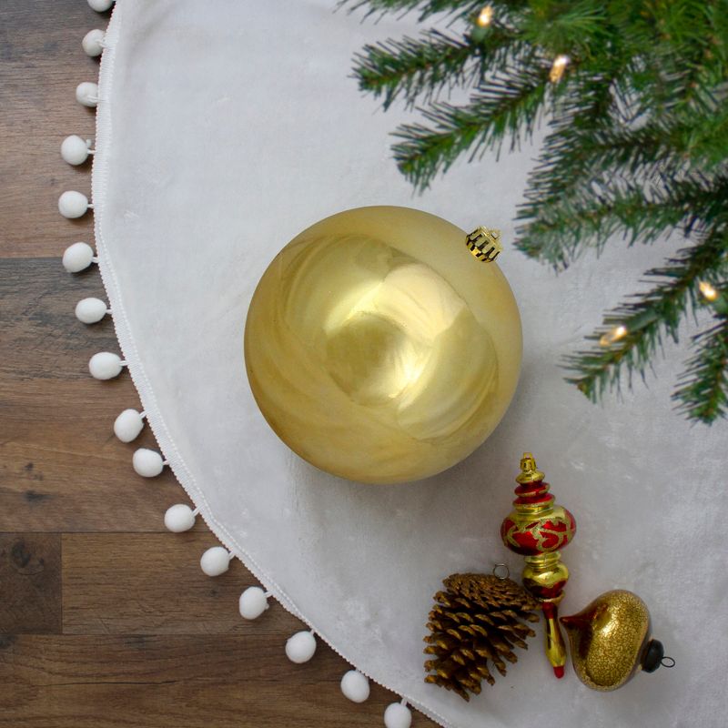 Northlight 8" Shatterproof Shiny Christmas Ball Ornament - Gold, 2 of 4