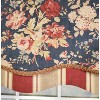RLF Home 3" Rod Pocket High Quality Fabric Newbury Glory Valance for Windows 50" x 16" Marine - 3 of 4