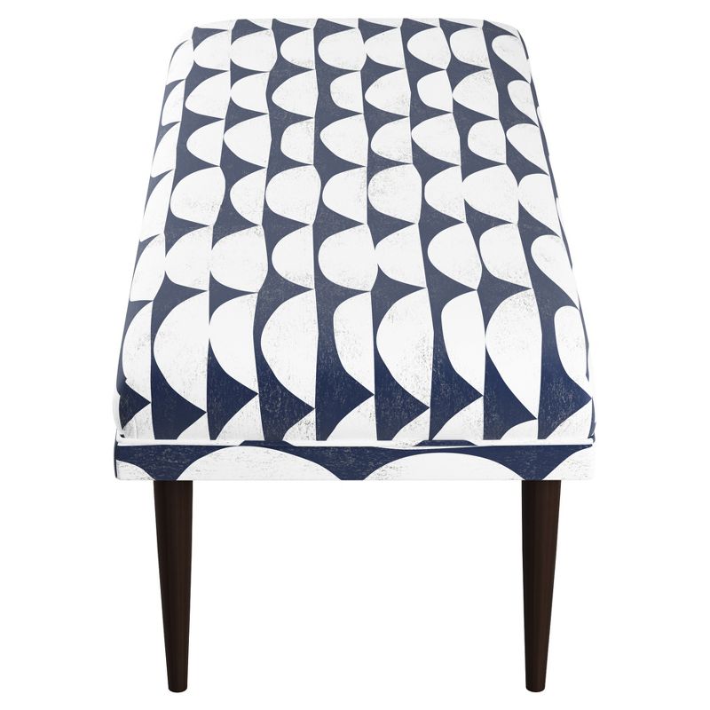 Skyline Furniture Fullerton Upholstered Bench in Patterns, 4 of 6